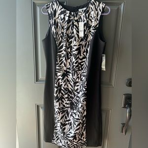 New York and Company Black and White Dress